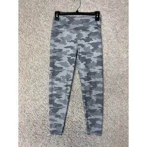 Kyodan Leggings Womens XS Gray Camo Stretch Athleisure Gym Work Out Running